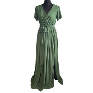 Baltic Born Kristina Maxi Dress in Evergreen, Size Medium, Wedding, Bridesmaid